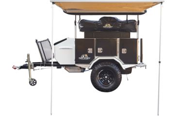 Image of Tuff Stuff Overland Extreme Basecamp Trailer, White/Black, NSN N, TS-TRAILER-BC
