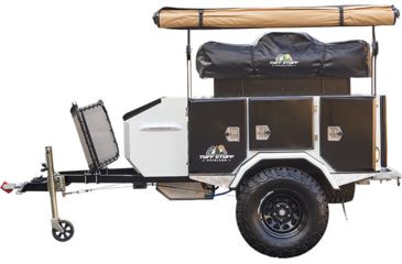 Image of Tuff Stuff Overland Extreme Basecamp Trailer, White/Black, NSN N, TS-TRAILER-BC