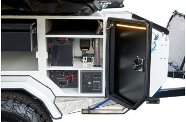 Image of Tuff Stuff Overland Extreme Basecamp Trailer, White/Black, NSN N, TS-TRAILER-BC