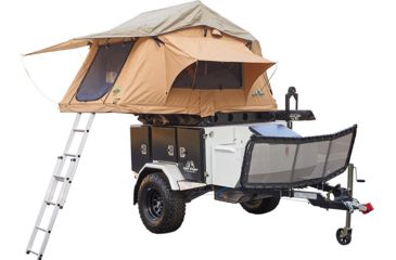 Image of Tuff Stuff Overland Extreme Basecamp Trailer, White/Black, NSN N, TS-TRAILER-BC
