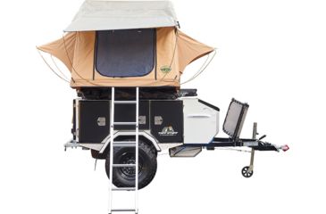 Image of Tuff Stuff Overland Extreme Basecamp Trailer, White/Black, NSN N, TS-TRAILER-BC