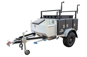 Image of Tuff Stuff Overland Extreme Basecamp Trailer, White/Black, NSN N, TS-TRAILER-BC