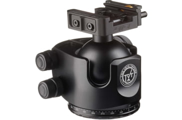 Image of Two Vets Tripods Inc 44MM Dual Tension Ballhead w/Arcalock Dual Clamp, Arca Swiss and Picatinny