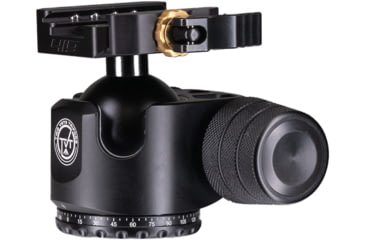 Image of Two Vets Tripods Inc 44MM Dual Tension Ballhead w/Arcalock Dual Clamp, Arca Swiss and Picatinny