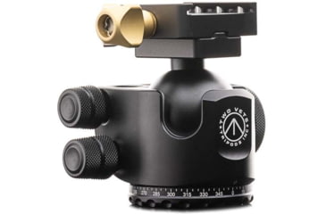 Image of Two Vets Tripods Inc 44MM Dual Tension Ballhead W/ Area 419 ARCALOCK CLAMP, Black/Gold, 3in, 44MM419