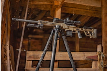 Image of Two Vets Tripods Inc Quick Deploy Tripod, Carbon Fiber/Black, 39-65.5in, QDT