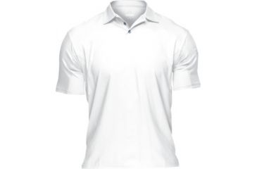 Image of UnderArmour Men's AllSeasonGear Tactical Beat Polo - White Color 1005493-100