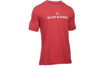 Image of Under Armour Mens WWP BIH Logo Tactical Graphic T-Shirt,Red,Medium 1268757600MD