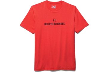 Image of Under Armour Mens WWP BIH Logo Tactical Graphic T-Shirt,Rocket Red,XL 1268757984XL