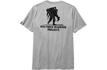 Image of Under Armour Mens WWP BIH Logo Tactical Graphic T-Shirt,True Gray Heather,XL 1268757026XL