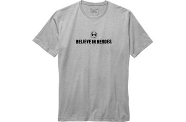 Image of Under Armour Mens WWP BIH Logo Tactical Graphic T-Shirt,True Gray Heather,XL 1268757026XL