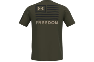 Image of Under Armour Freedom Banner T-Shirt - Men's, Marine OD Green, Small, 1370818390SM