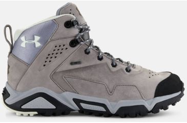 Image of Under Armour Tabor Ridge Leather Hiking Boot - Women's-Steel/Graphite/Mint-Medium-11