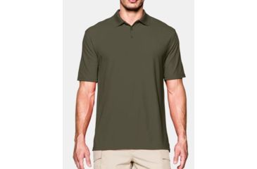 Image of Under Armour Tactical Range Polo, Marine Olive Drab, Medium 1005492-390-MD