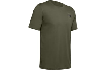 Image of Under Armour UA Freedom Banner Tactical Graphic T-Shirt - Mens, Marine OD Green, Medium, 1352147390MD