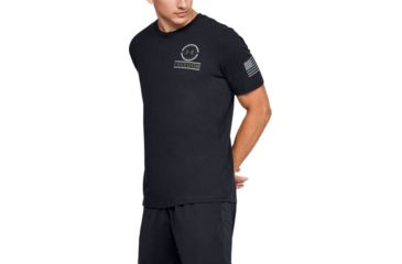 Image of Under Armour UA Freedom Combat Ready T-Shirt - Mens, 2XL, Black, 13521510012X