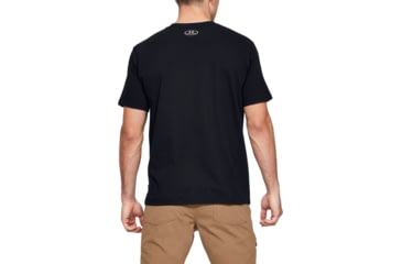 Image of Under Armour UA Freedom Logo Camo T-Shirt - Mens, Black, Large, 1343547001LG