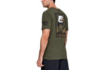 Image of Under Armour UA Freedom Sentinel T-Shirt - Mens, Medium, Marine OD Green, 1352152390MD