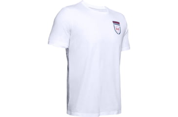 Image of Under Armour UA Freedom Sentinel T-Shirt - Mens, White, Small, 1352152100SM