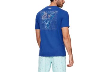 Image of Under Armour UA Marlin Skel-matic T-Shirt - Mens, Extra Large, American Blue, 1351825449XL