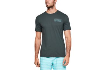 Image of Under Armour UA Marlin Skel-matic T-Shirt - Mens, Extra Large, Stealth Gray, 1351825008XL