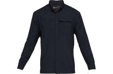 Image of Under Armour UA Tac Hunter Long Sleeve Shirt - Mens, Black, X-Large, 1327454001XL