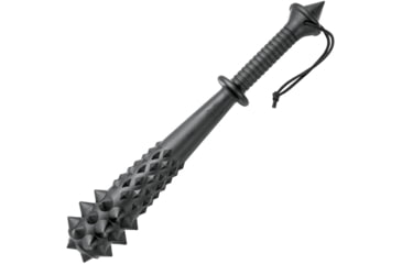 Image of United Cutlery 3314 Night Watchman Mace, 20in Overall, Glass Breaker, Features Large And Small Spikes, Paracord Wrist Lanyard, Polypropylene Construction, Black, Black, UC3314