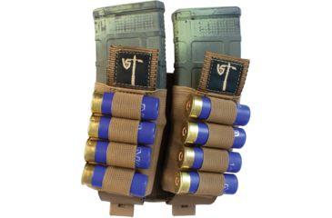 Image of United States Tactical Double Mag Shotgun Pouch, Coyote, UST-MOL03402
