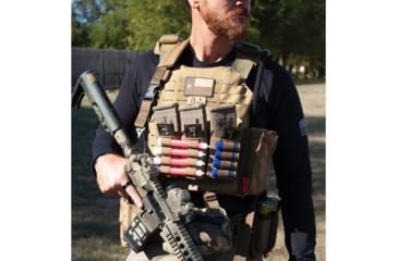 Image of United States Tactical Triple Mag Shotgun Pouch, Coyote, UST-MOL03502