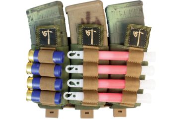 Image of United States Tactical Triple Mag Shotgun Pouch, Olive Drab, UST-MOL03503