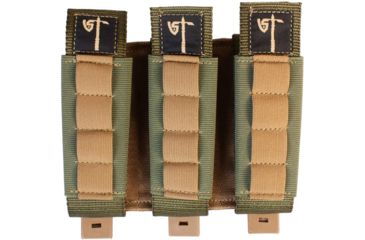 Image of United States Tactical Mag Shotgun Pouch, Triple, Olive Drab, UST-MOL03503