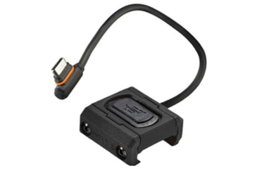 Image of Unity Tactical Modbutton Lite Single Lead USB-C 7in Switch, Fits Picatinny, Anodized Finish, Black, MBLBLKUC7