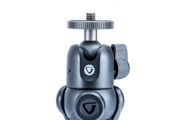 Image of Vanguard Vesta TT1 Aluminum Tabletop Tripod w/ Smart Phone Holder, Black Vesta TT1 BP