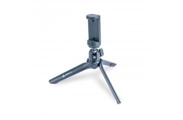 Image of Vanguard Vesta TT1 Aluminum Tabletop Tripod w/ Smart Phone Holder, Black Vesta TT1 BP