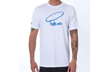 Image of Vast Ride Me Short Sleeve T-Shirt, White, B3224