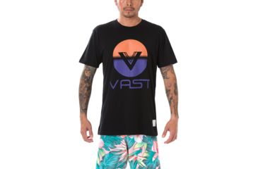 Image of Vast Fade Short Sleeve T-Shirt, Black, Extra Large, B3268-Black-XL