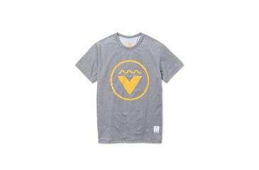 Image of Vast Where Surfing Lives Logo Aqua Terra T-Shirt, Grey, B3292