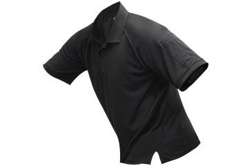 Image of Vertx Men's Coldblack Short Sleeve Polo Shirt, Black, Size Extra Large VTX4000BKP-XLARGE