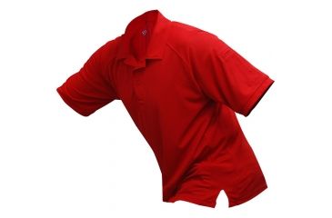 Image of Vertx Men's Coldblack Short Sleeve Polo Shirt, Red, Size Medium VTX4000RDP-MEDIUM