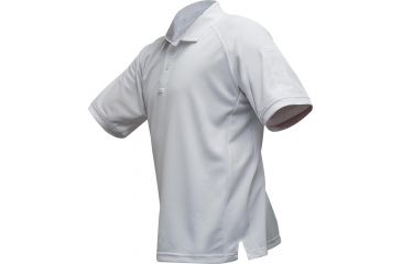 Image of Vertx Men's Coldblack Short Sleeve Polo Shirt, White, Size Extra Small VTX4000WHP-XSMALL