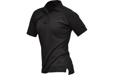 Image of Vertx Women's Coldback Short Sleeve Polo Shirt, Black, Size Large VTX4010BKP-LARGE