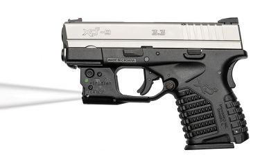 Image of Viridian Reactor TL Tactical light for Springfield XDS featuring ECR and Radiance Includes Hybrid Belt Holster RTL-XDS