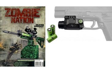 Image of Viridian Universal Fullsize Green Laser Sight with Tactical Light - Zombie Edition