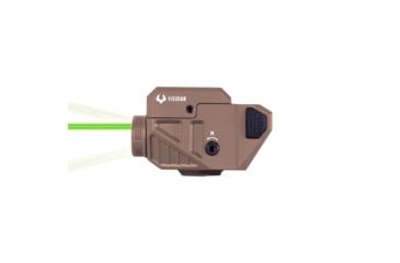 Image of Viridian Weapon Technologies C5L Micro Universal Green Laser and 550 Lumen Tactical Light w/ Rechargeable Battery, INSTANT-ON, and SafeCharge Power Bank, FDE, 930-0056