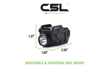 Image of Viridian Weapon Technologies C5L Universal Green Laser and 650 Lumen Tactical Light w/ Rechargeable Battery, INSTANT-ON and SafeCharge Power Bank, FDE, 930-0055