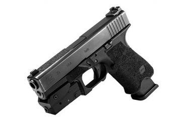 Image of Vism Compact Pistol Green Laser with Strobe, Black VAPRLSMCG