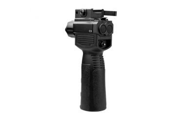 Image of VISM Vertical Grip w/ Green Laser and LED Flashlight, Black VAQVGFLG