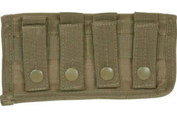 Image of Voodoo Tactical 20 Round Shooters Pouch with Universal Straps on Back, Coyote, 20-9302007000