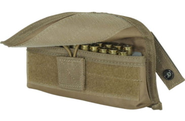 Image of Voodoo Tactical 20 Round Shooters Pouch with Universal Straps on Back, Coyote, 20-9302007000
