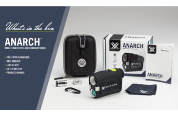 Image of Vortex 6x Anarch OIS Golf Laser Rangefinder, Black/Grey, 6.25x4.75x3, LRF-ANARCH